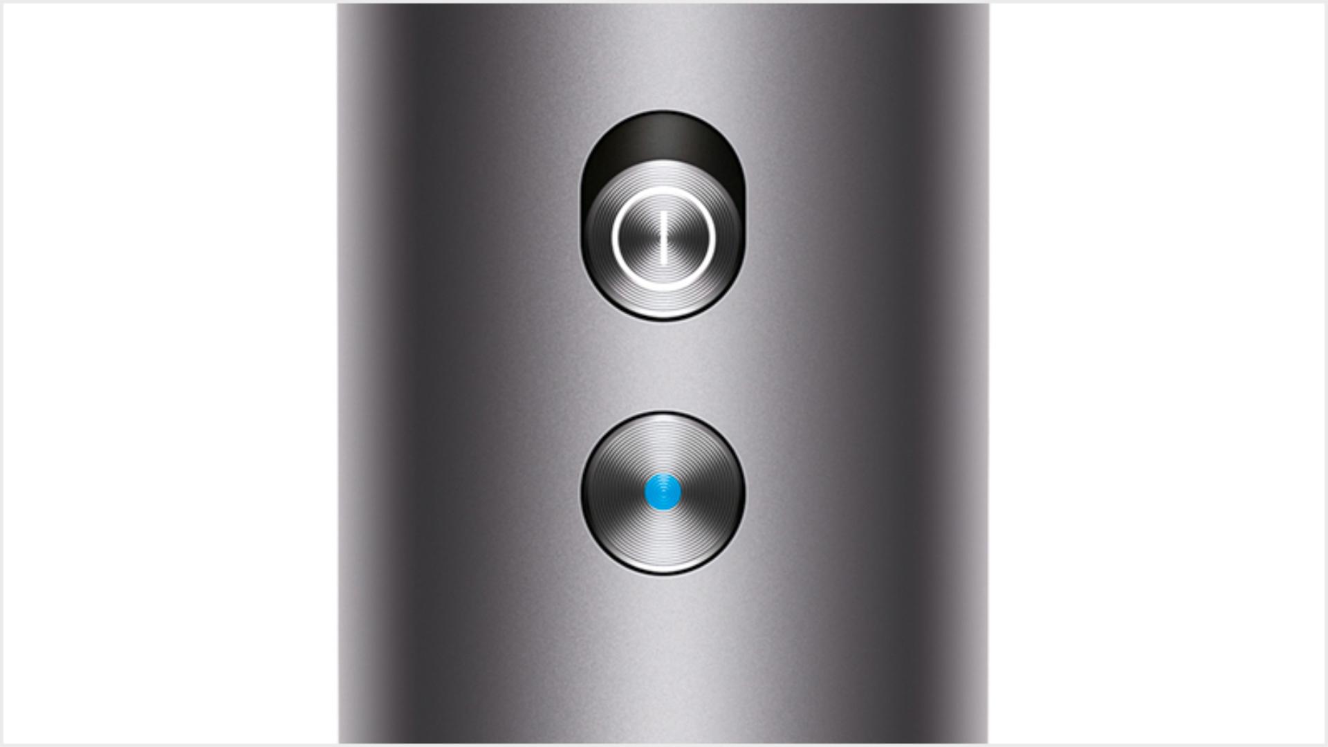 Close-up of the cold shot button