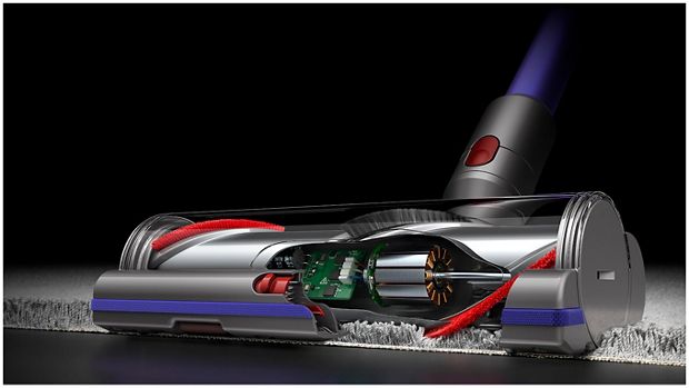 Dyson V11 vacuum motor head cutaway