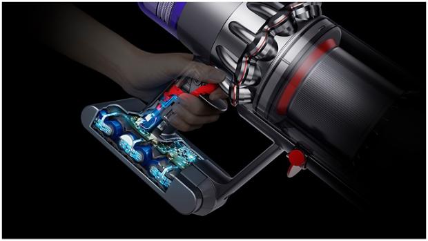 Dyson V11 vacuum battery technology cutaway
