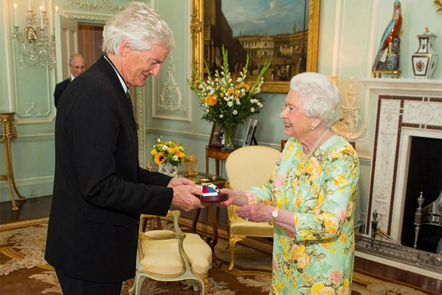 James Dyson and Queen Elizabeth II