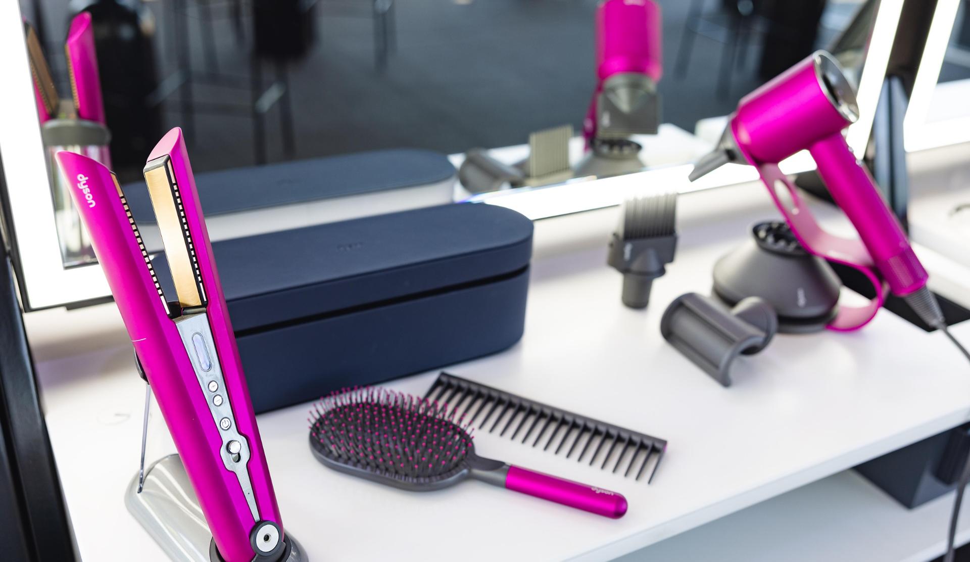 Dyson corrale mothers day pink gift set