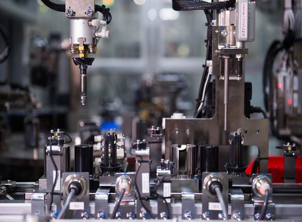 Dyson's fully automated motor-manufacturing plant in Singapore