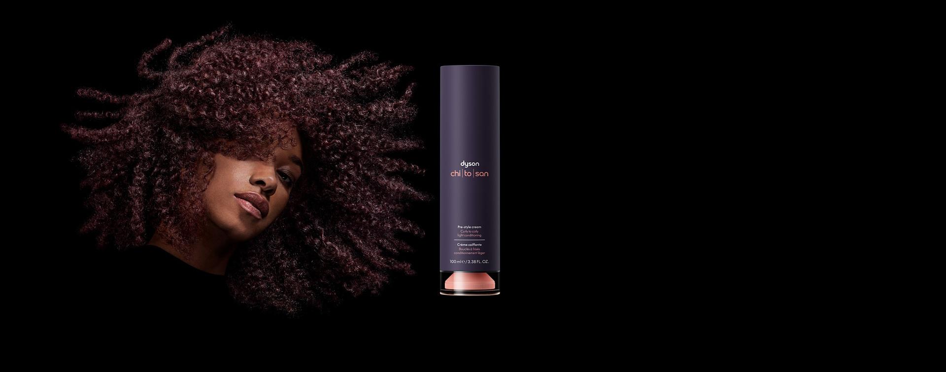 عارِضة بجوار كريم ما قبل التصفيف Dyson Chitosan