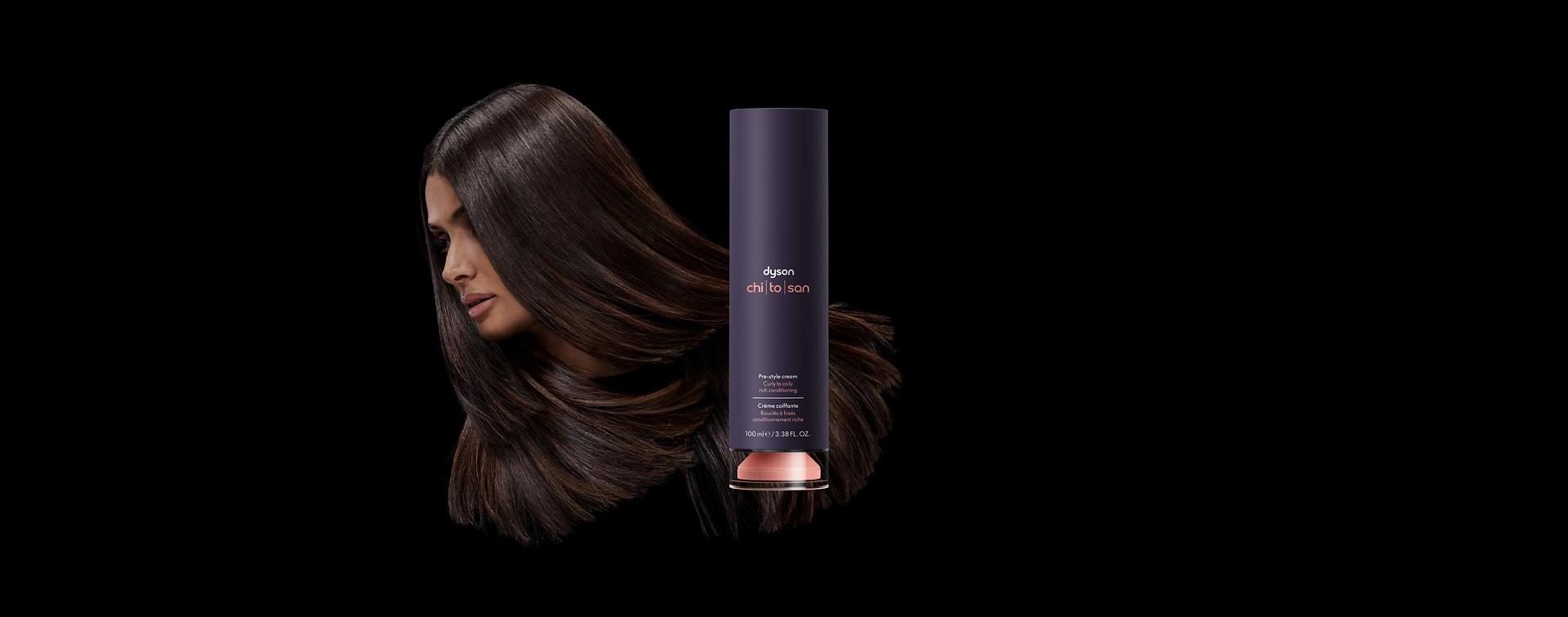 عارِضة بجوار كريم ما قبل التصفيف Dyson Chitosan