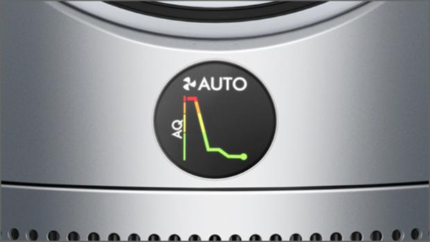 Ekran LCD pokazujący jakość powietrza