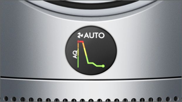 Ekran LCD pokazujący jakość powietrza