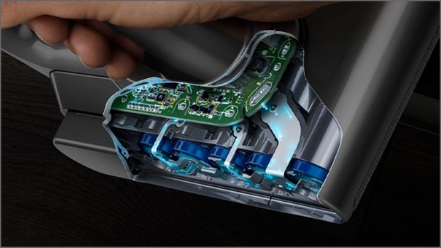 Ujęcie technologii baterii Dyson