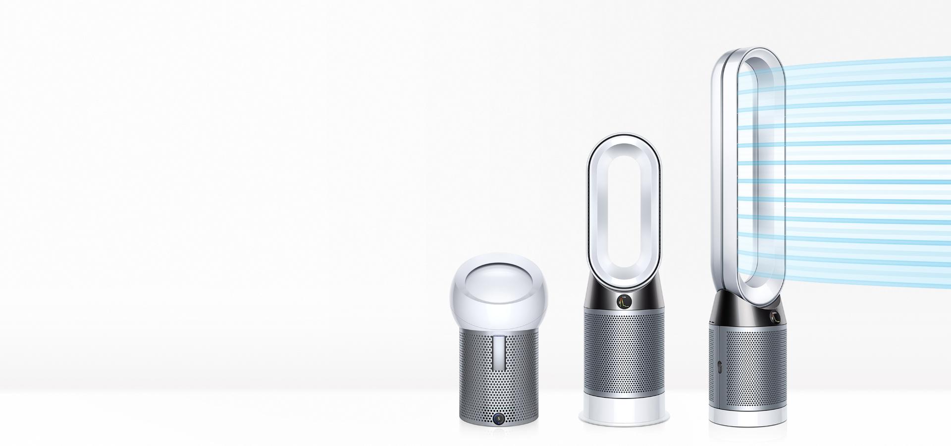 Dyson purifying fans. Cool yourself with purified air.