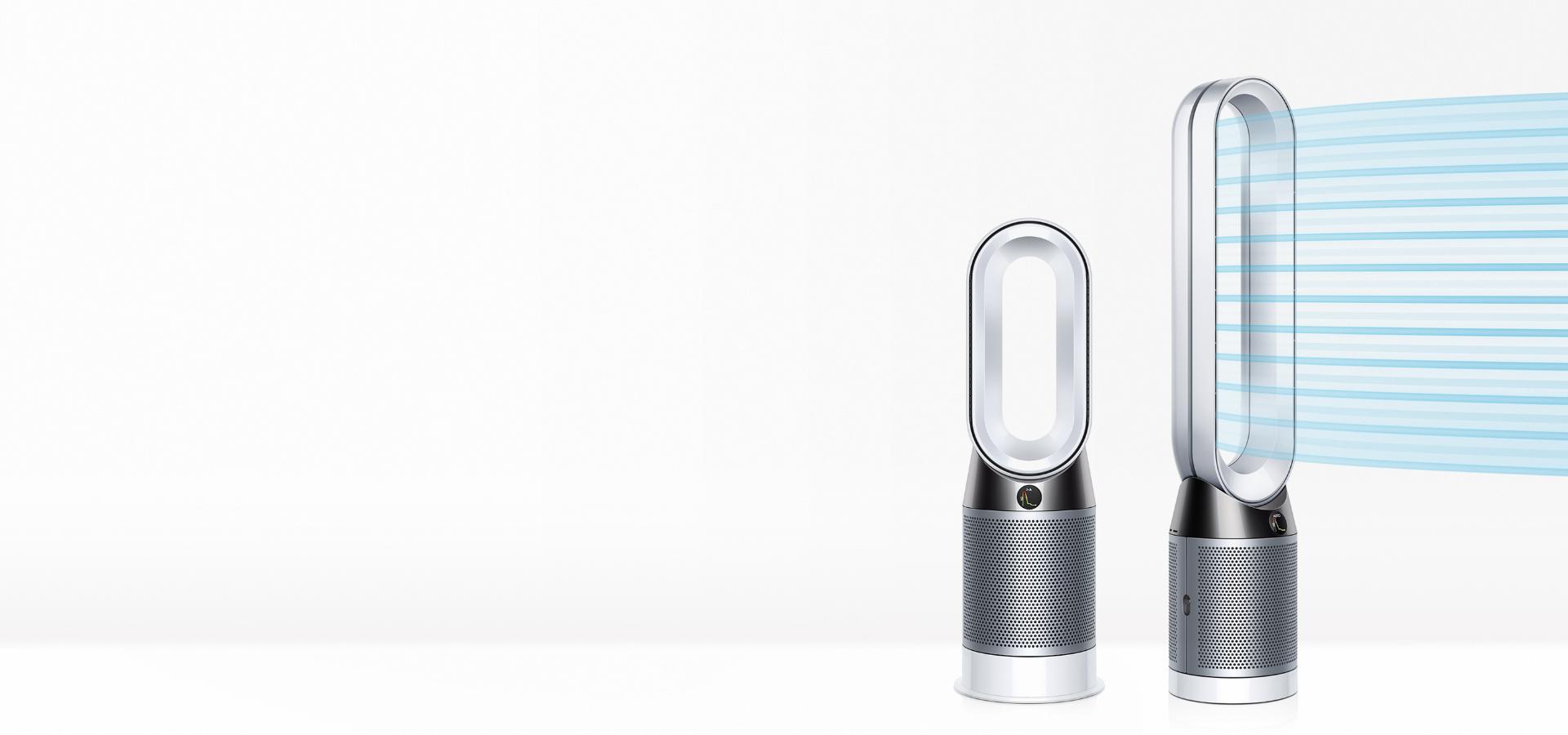 Dyson purifying fans. Cool yourself with purified air.