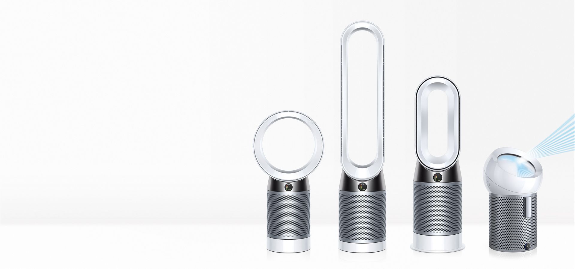 Cool yourself with purified air. 