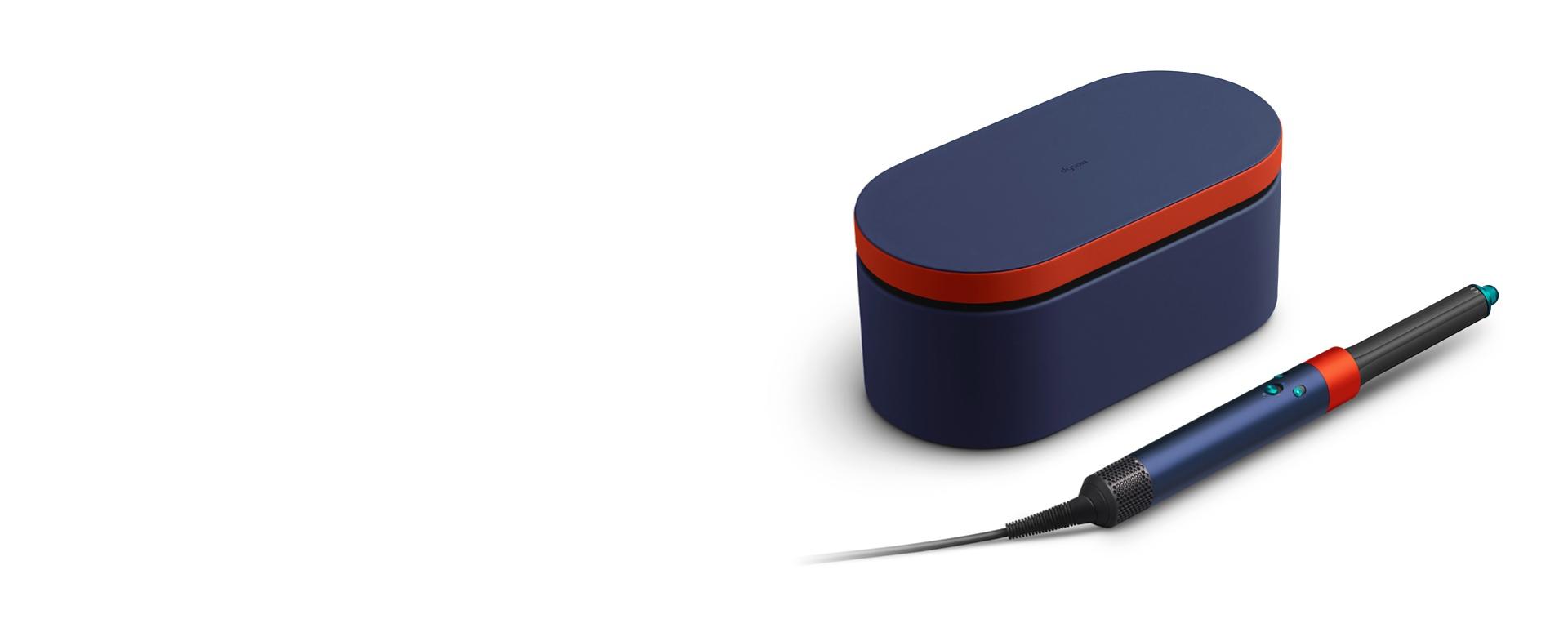 Dyson Airwrap multi-styler and dryer with Presentation case in Prussian blue and topaz.