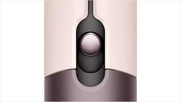 The sliding lock button on the Dyson Airstrait straightener.