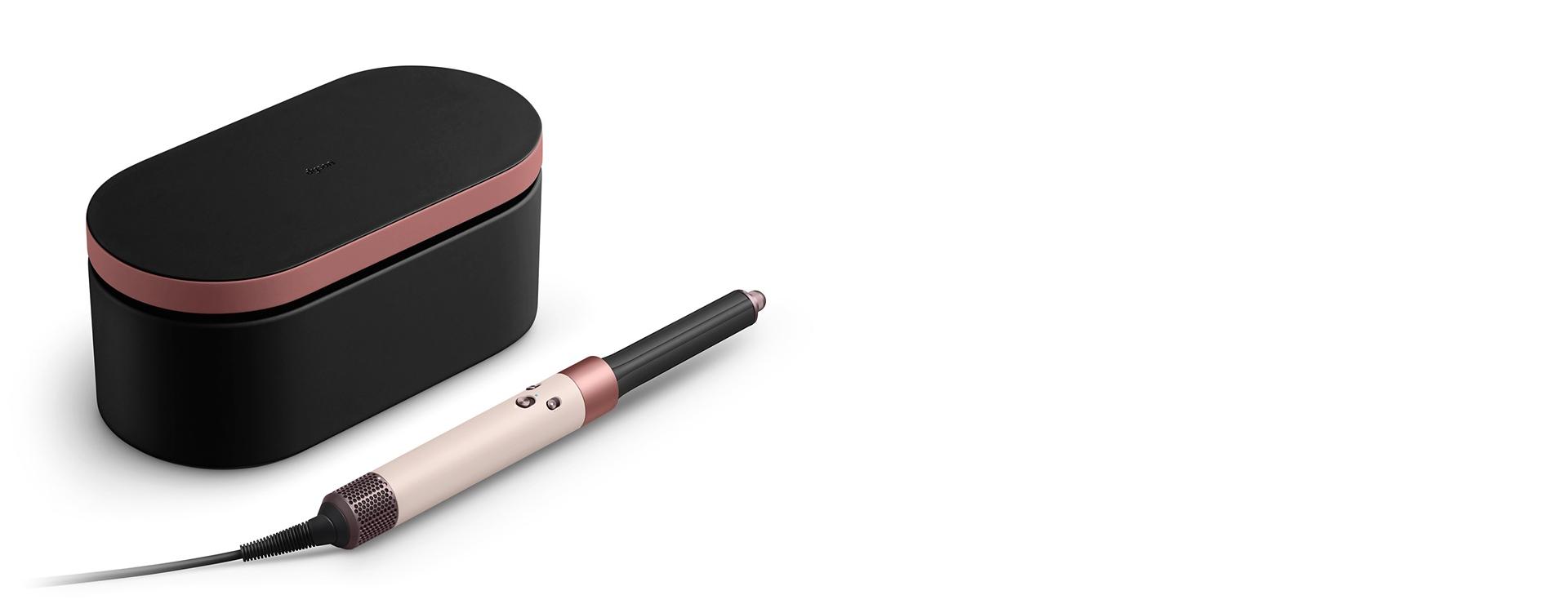 Dyson Airwrap multi-styler and dryer with presentation case in Ceramic pink and rose gold.