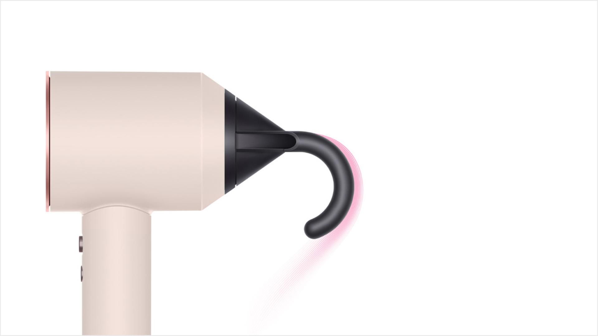 Flyaway başlığa sahip Dyson Supersonic'in yandan görünümü