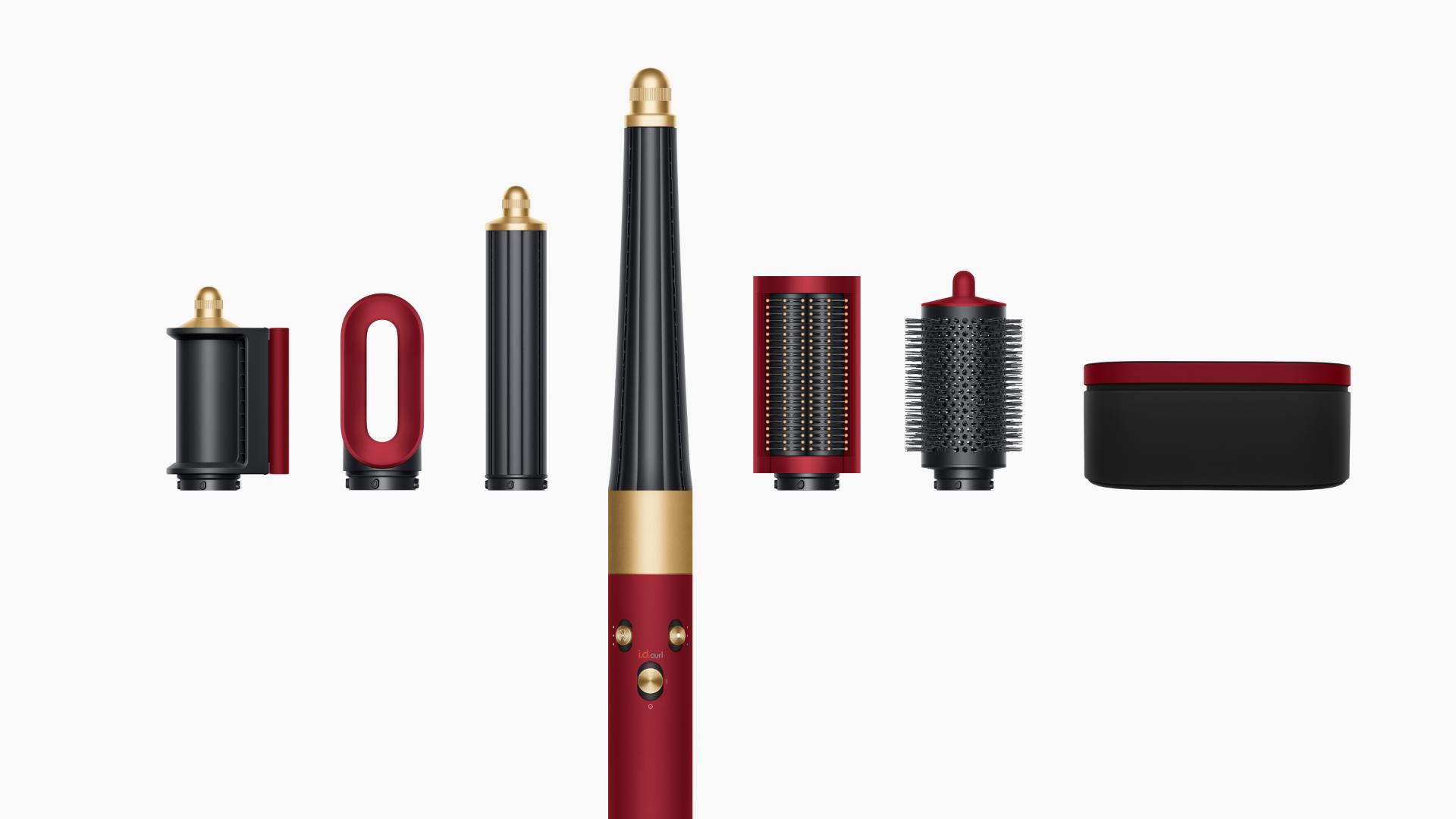 Dyson Airwrap i.d.™ multi-styler and dryer Straight+Wavy (Red velvet/Gold)
