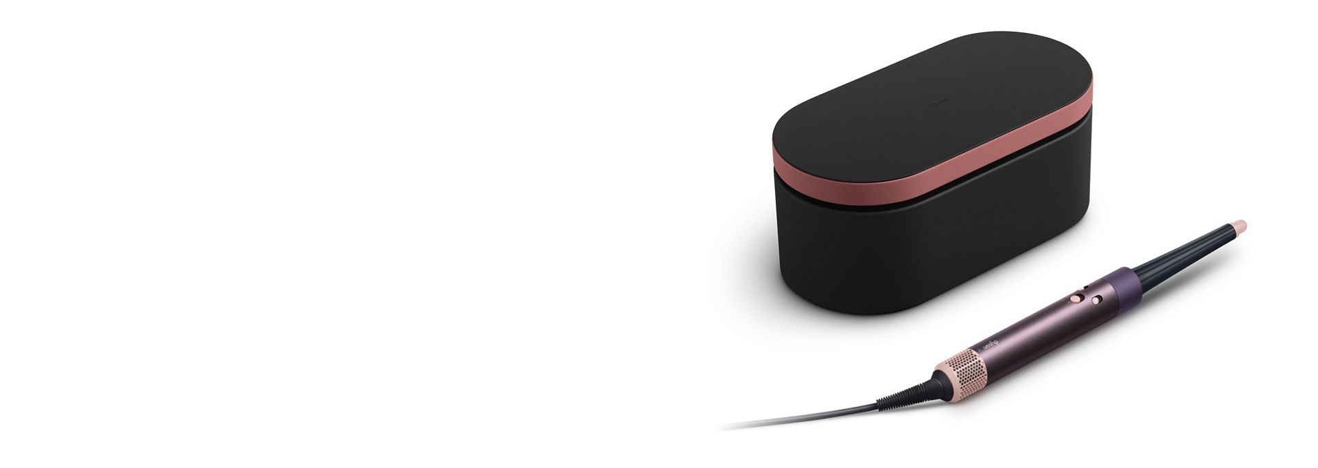 The Dyson Airwrap i.d. multi-styler and dryer with Presentation case in the Jasper Plum colourway.