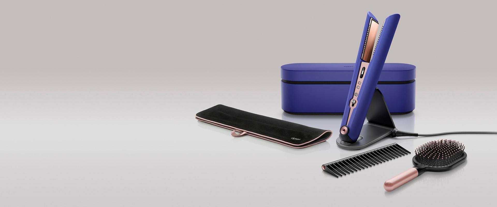 Special edition Dyson Corrale hair straightener with presentation case and travel pouch