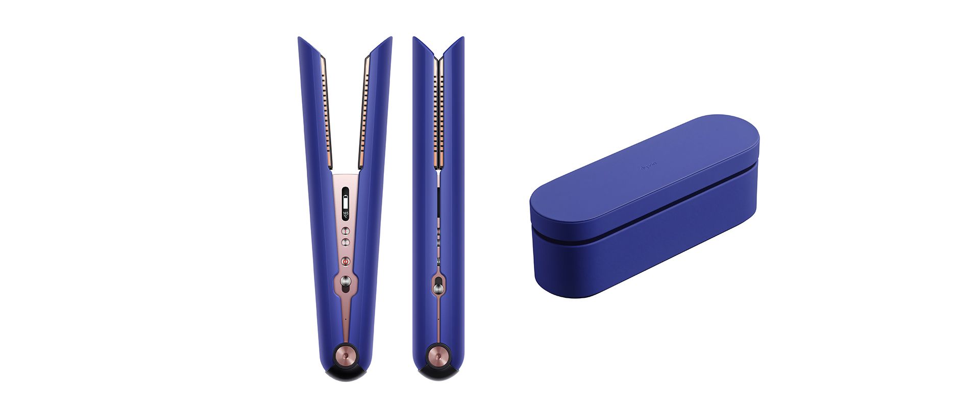 1. Blue Hair Straightener Brush - wide 2