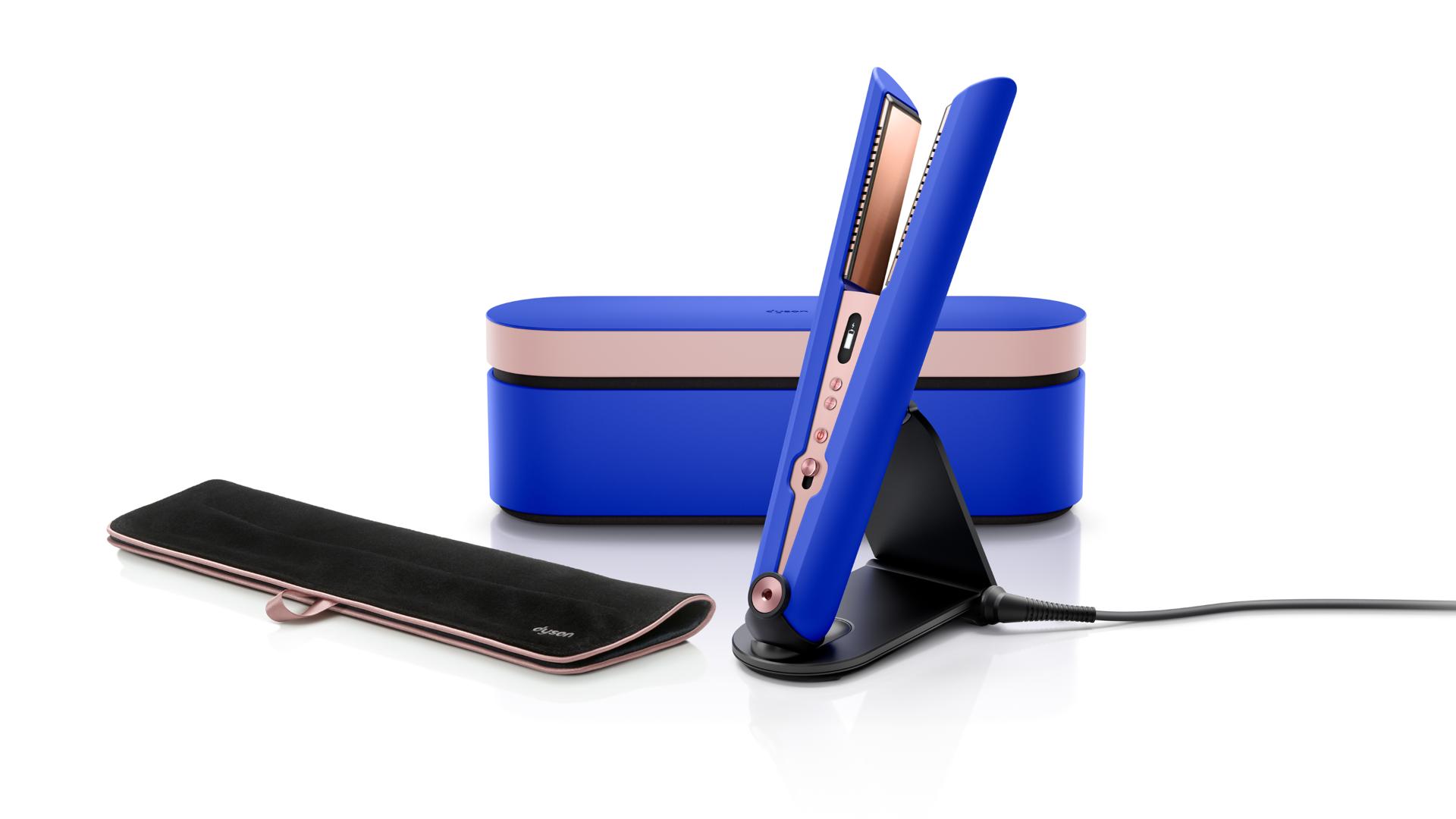 Prostownico-lokówka Dyson Corrale w limitowanej wersji kolorystycznej Niebieski/Pudrowy róż