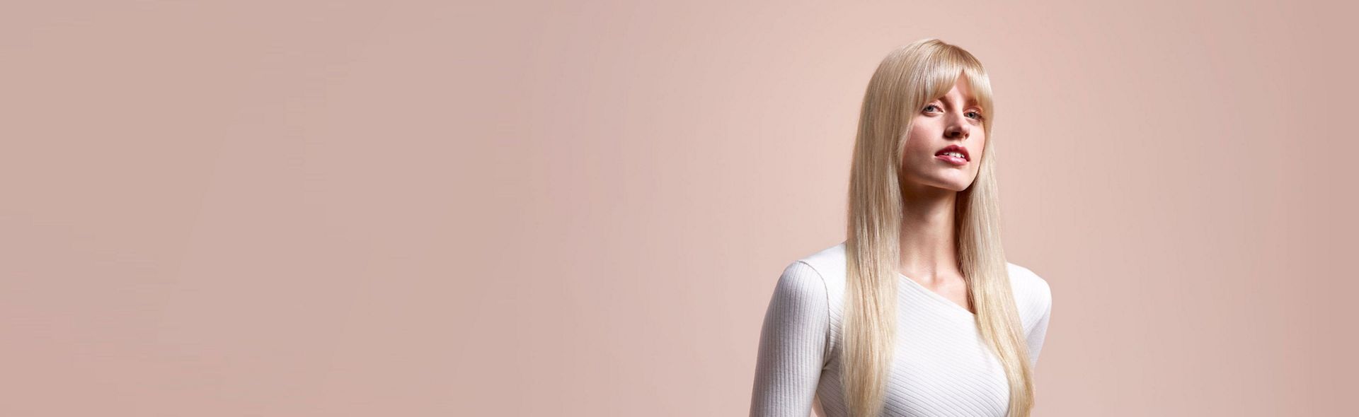 Model with a finish smooth and straight look