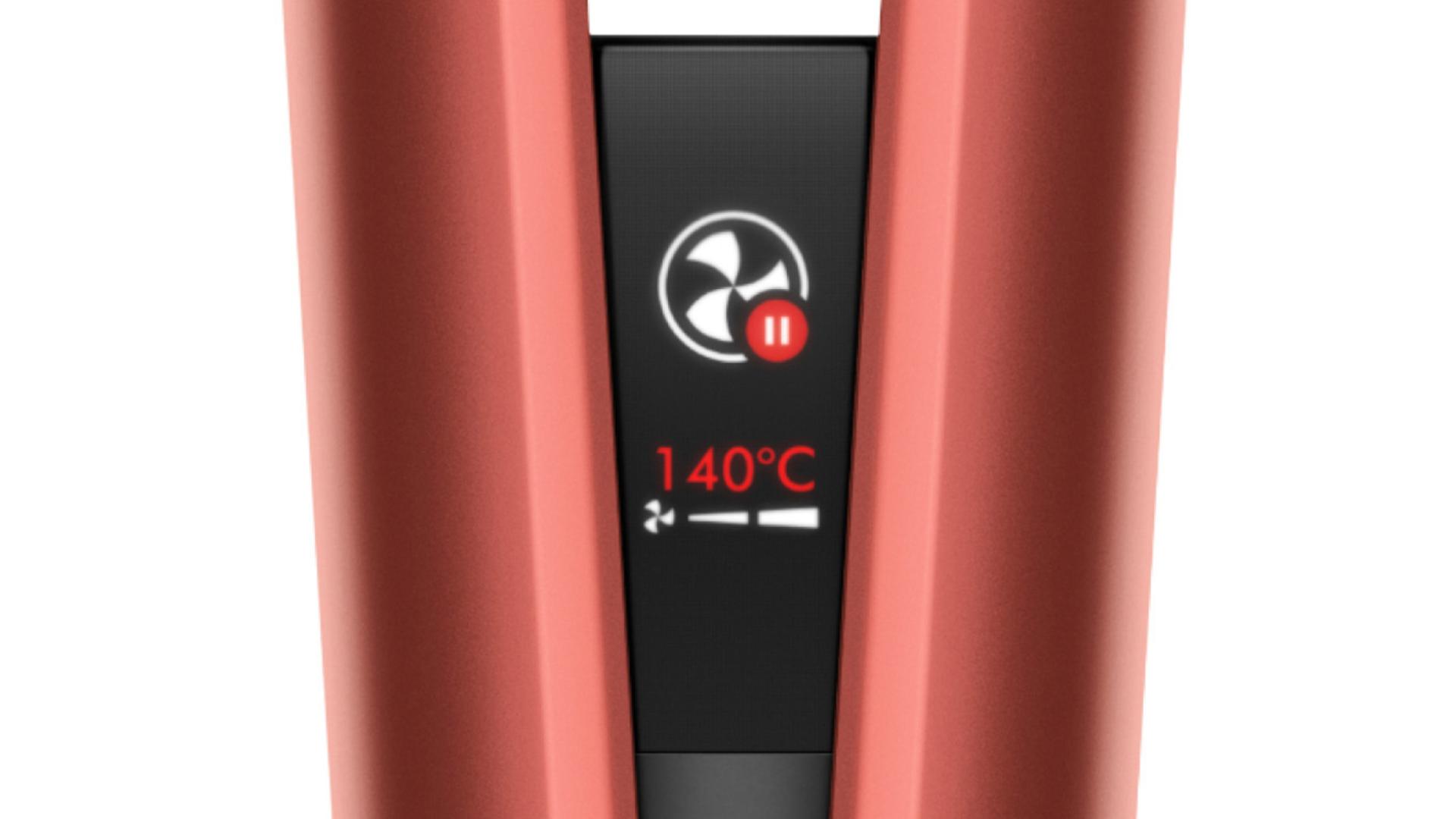 Plaukų tiesinimo žnyplės „Dyson Airstrait“ iš arti