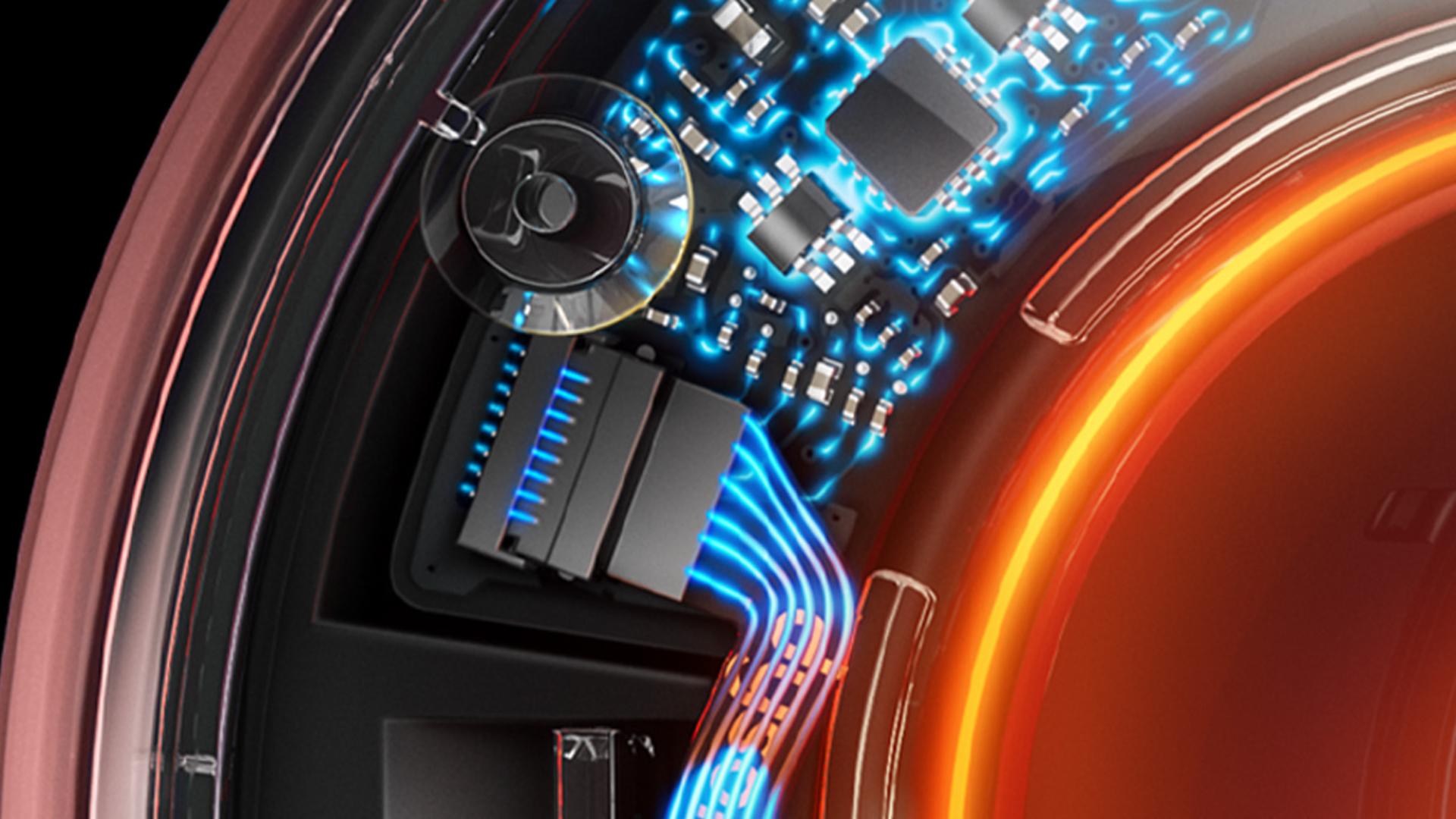 Heating element close up