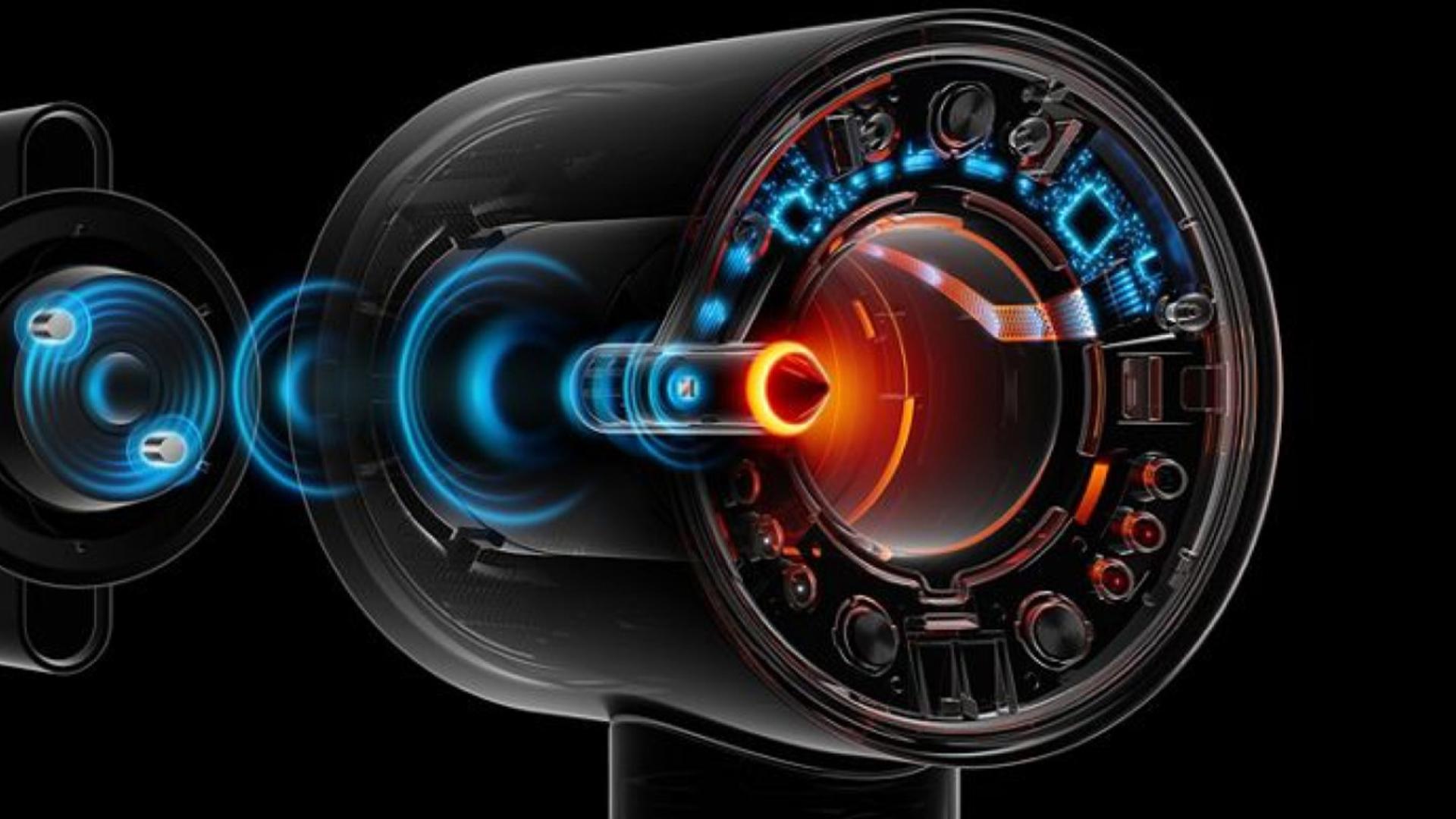 Supersonic Nural hair dryer detecting an attachment