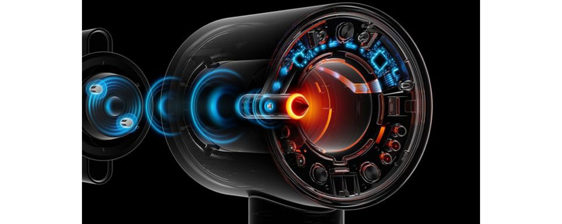 Supersonic Nural hair dryer detecting an attachment