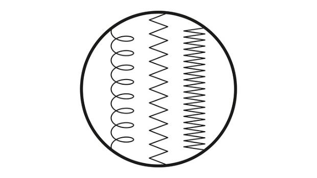 Line drawing of type 4 hair