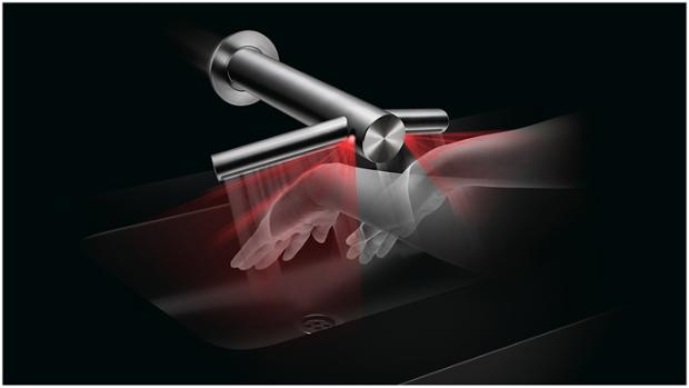 Dyson Airblade Wash+Dry hand dryer sensor technology