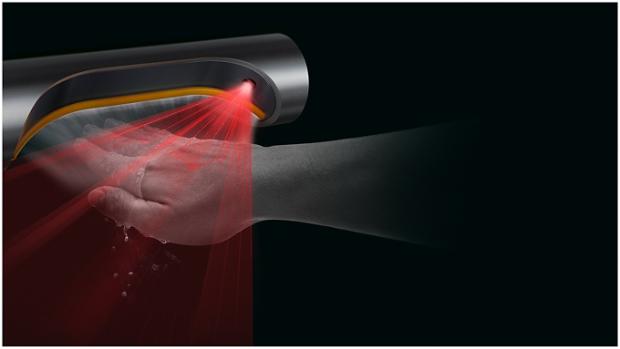 Dyson Airblade 9kJ hand dryer sensor technology