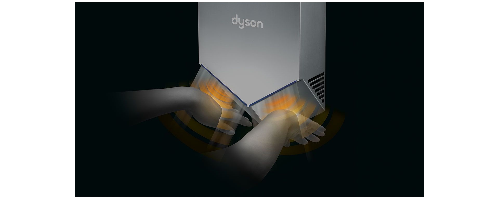 טכנולוגיית חיישנים במייבש ידיים Dyson Airblade V