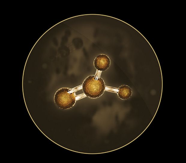 Formaldehyde molecule