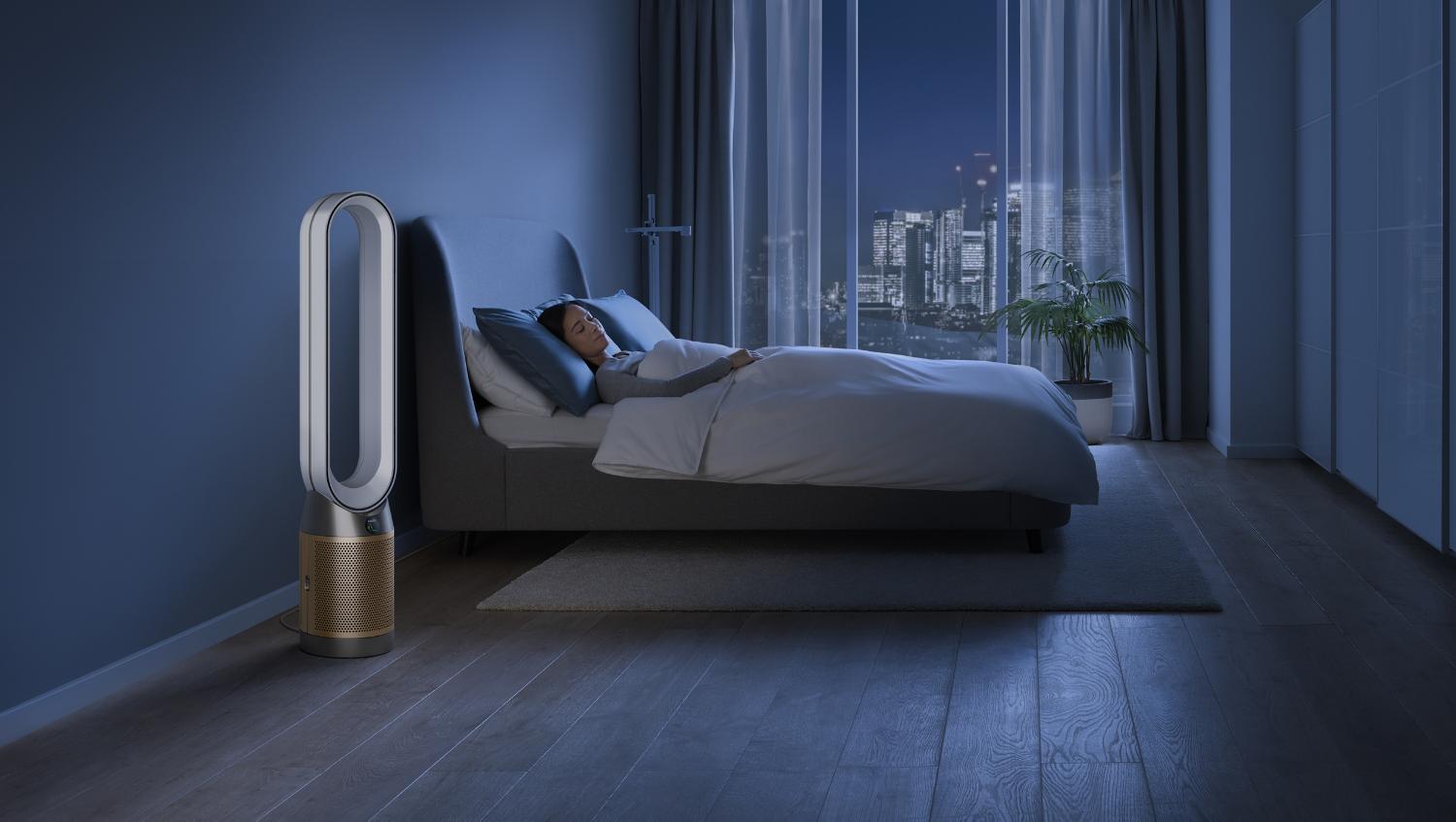 Purificateur Dyson dans une chambre