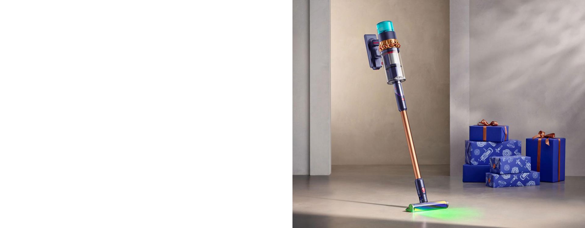 Dyson Gen5detect vacuum in Prussian blue and rich copper