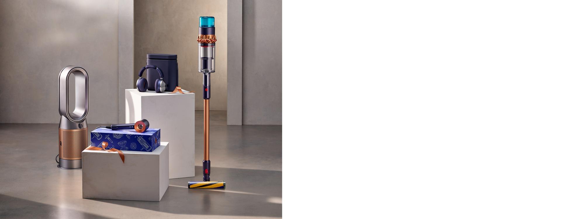 Gift box image wrapped with golden ribbon