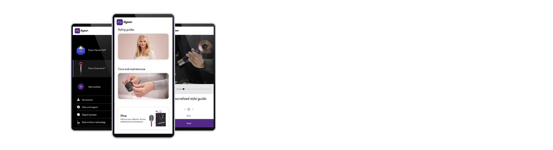 احصلي على مزايا أكثر من جهاز دايسون الخاص بك مع تطبيق MyDyson™