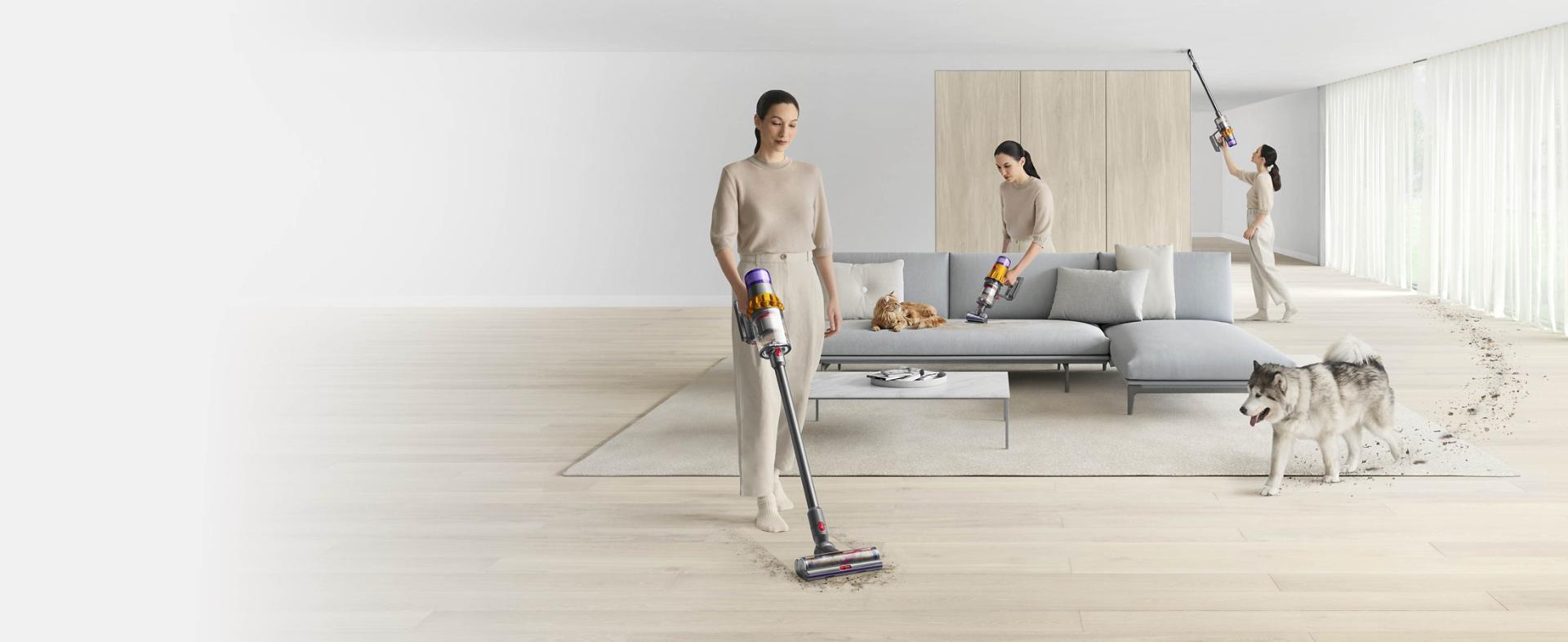 Dyson's versatile cleaning for homes with pets
