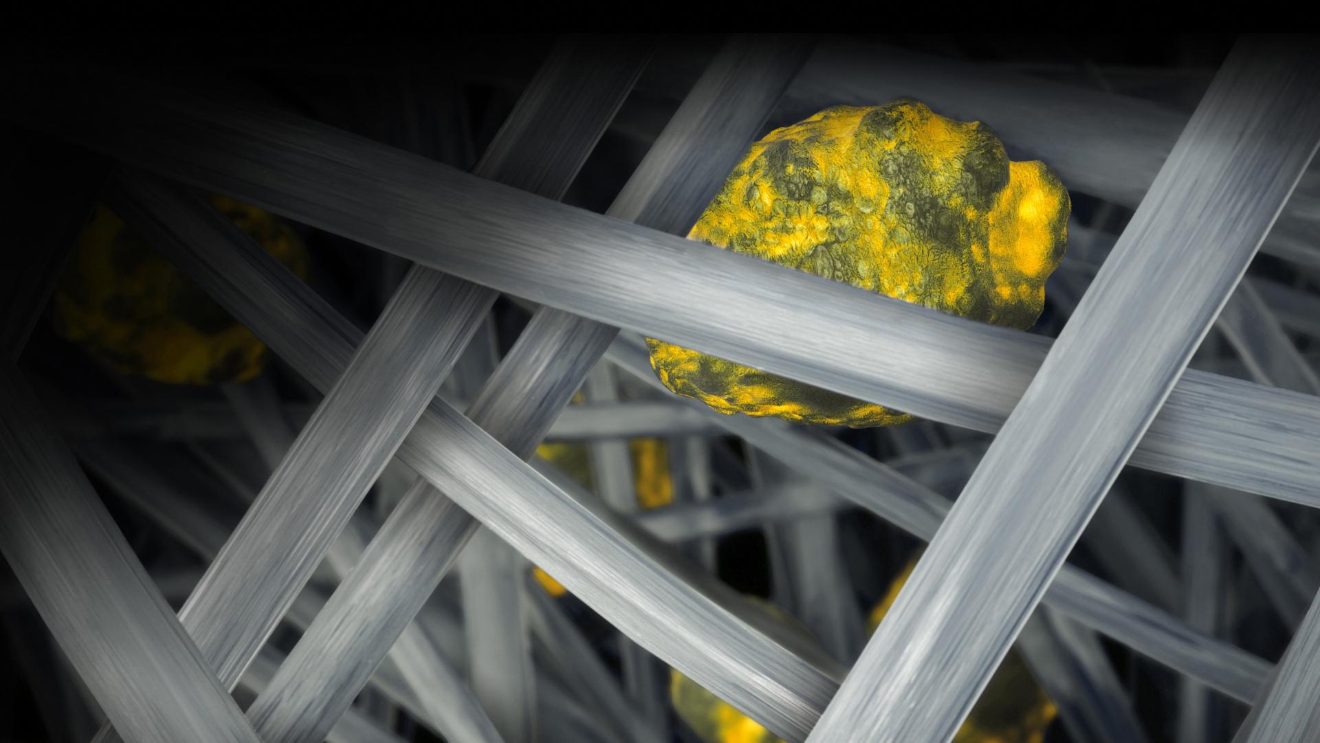 Közeli kép a Dyson vezeték nélküli porszívó szűrőegységéről