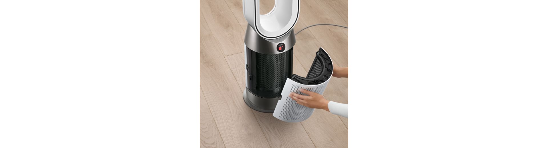 Replacing the filter on the Dyson Purifier Hot+Cool Gen1 purifying fan heater.