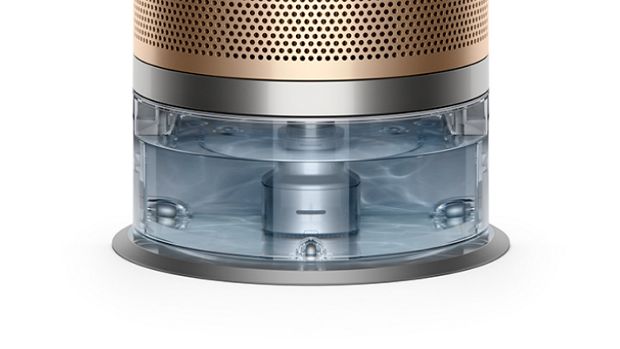 Close-up of the water tank.