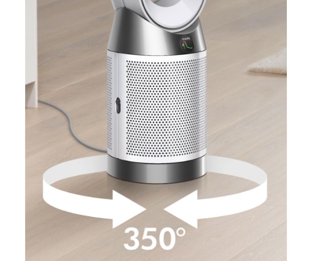 Close-up of the Dyson Purifier Cool Gen1 TP10 purifying fan showing the oscillation range.