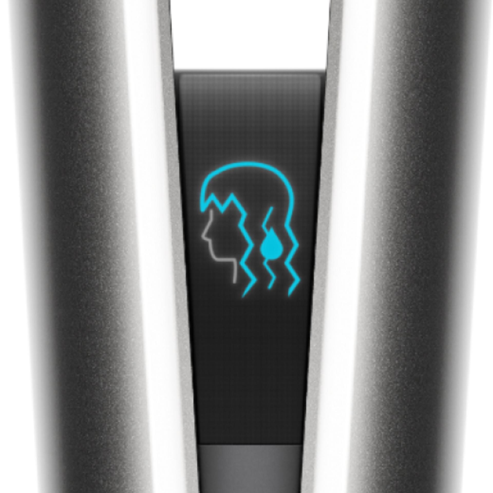 Close-up of the LCD screen.