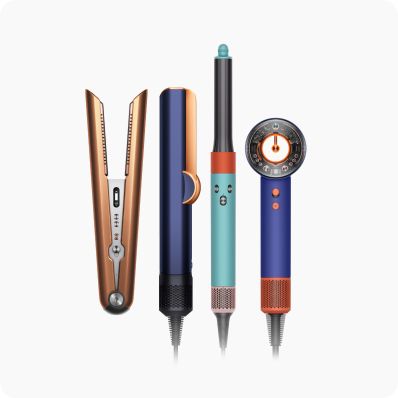 Dyson hair care machines.