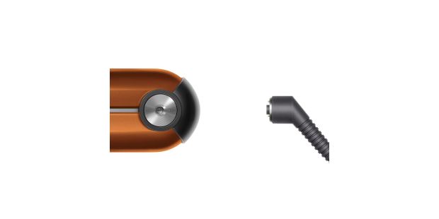 Dyson Corrale saç düzleştirici ve şarj kablosu.