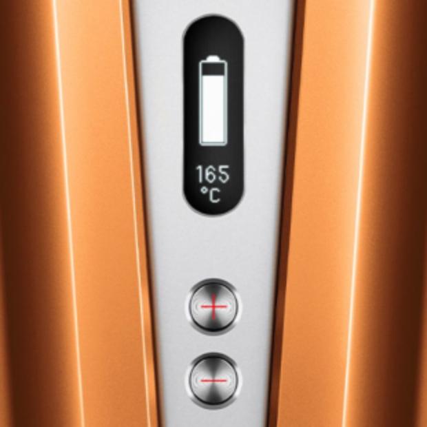 OLED ekranın yakından görünümü.