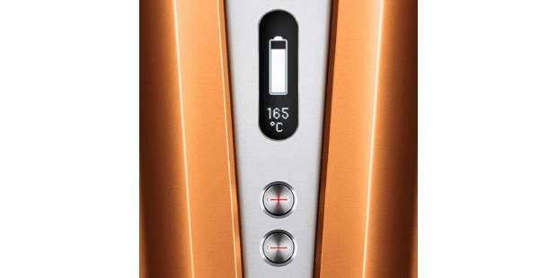 OLED ekranın yakından görünümü.