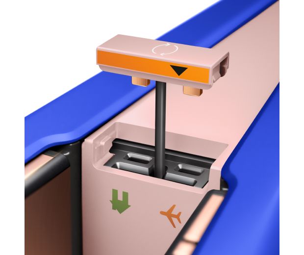 صورة مُقرَّبة لوحدة السفر.