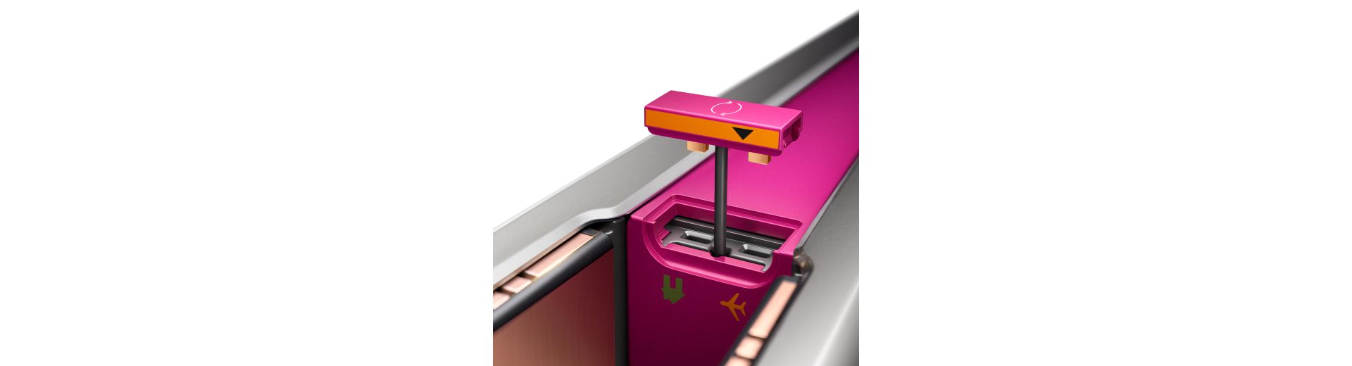 Close-up of the Flight-ready tag.
