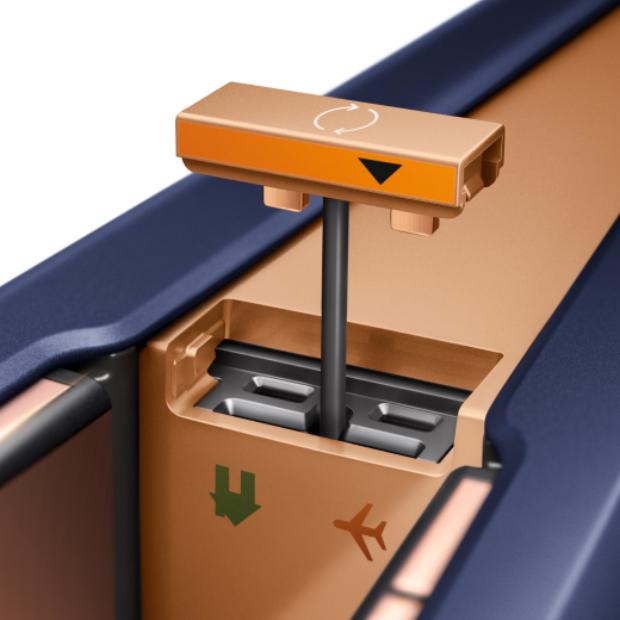 Close-up of the Flight-ready tag.